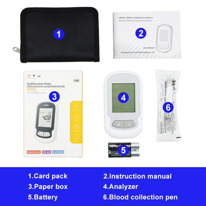 Avelena | Cholesterol Home Test Kit Portable Blood Monitor