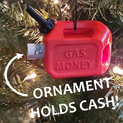Avelena | Christmas Funny Gas Can Money Ornament