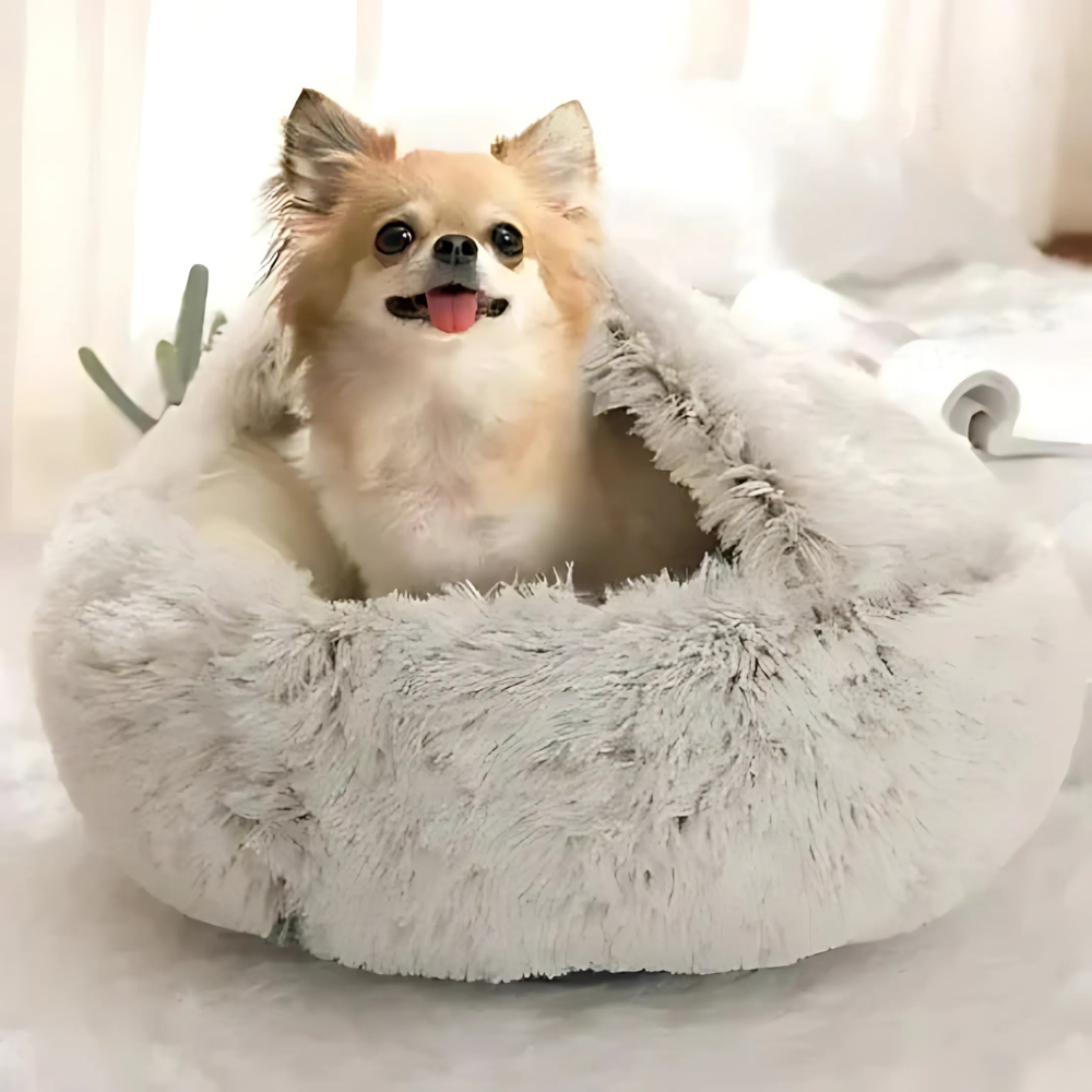 Avelena | Dog Bed Soft Plush Cave House
