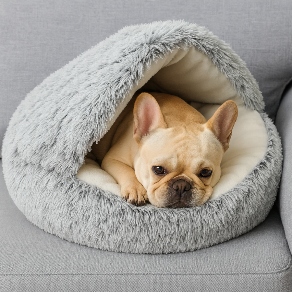 Avelena | Dog Bed Soft Plush Cave House