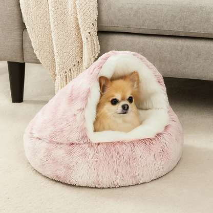 Avelena | Dog Bed Soft Plush Cave House