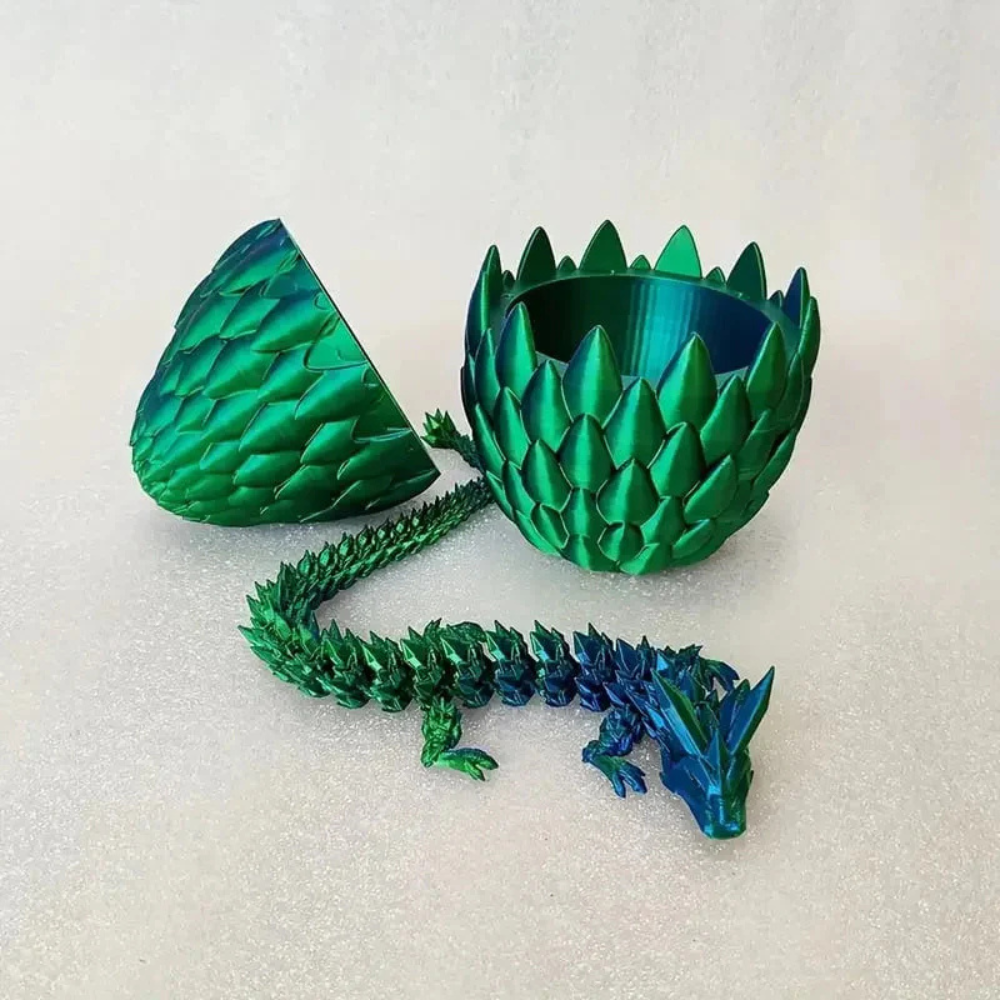 Avelena | Dragon Egg Crystal Figurine 3D Printed Toy