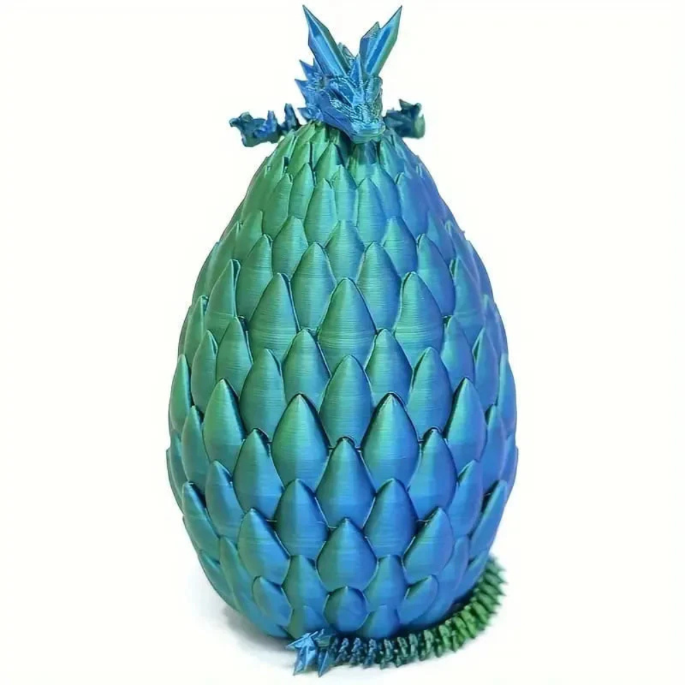 Avelena | Dragon Egg Crystal Figurine 3D Printed Toy