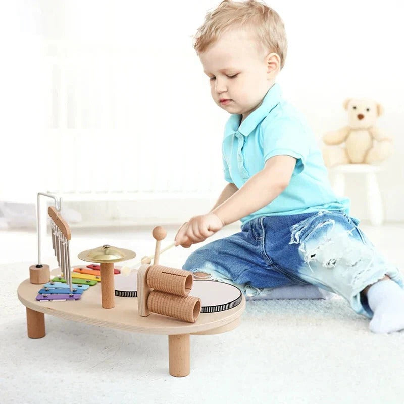 Avelena | Holz Musikstation Kreativer musikalischer Spaß für kleine Kinder