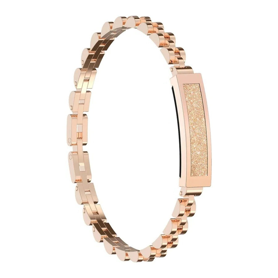 Avelena | Damen Smart Bracelet, Kettenstil Fitness Tracker mit Herzfrequenz-, Schlaf- und Aktivitätsüberwachung