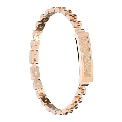 Avelena | Damen Smart Bracelet, Kettenstil Fitness Tracker mit Herzfrequenz-, Schlaf- und Aktivitätsüberwachung