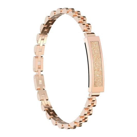 Avelena | Damen Smart Bracelet, Kettenstil Fitness Tracker mit Herzfrequenz-, Schlaf- und Aktivitätsüberwachung