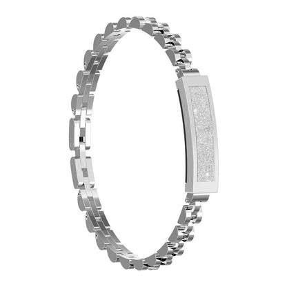 Avelena | Damen Smart Bracelet, Kettenstil Fitness Tracker mit Herzfrequenz-, Schlaf- und Aktivitätsüberwachung