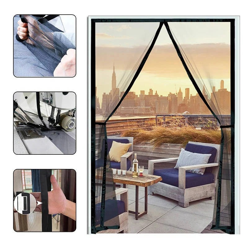 Avelena | Verstellbare magnetische Fliegenschutz Tür