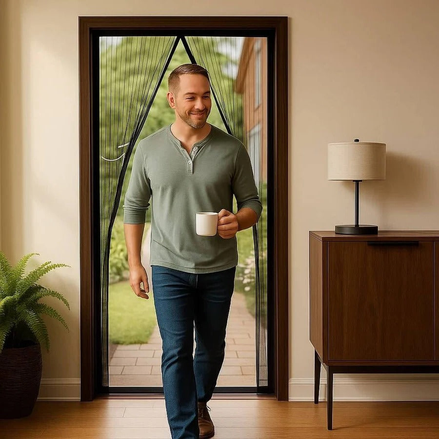 Avelena | Verstellbare magnetische Fliegenschutz Tür