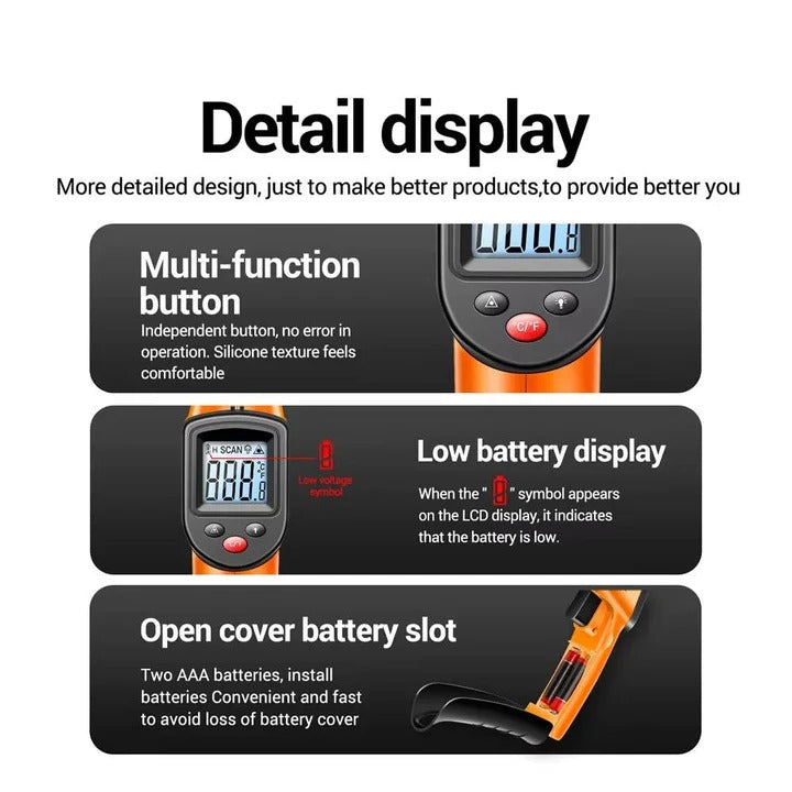 Avelena | Digitales Infrarot-Thermometer mit Lasersichtziel