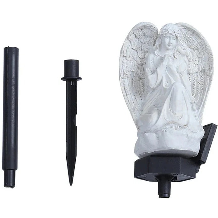 Avelena | Dekorative Solar Engel Gartenlampe mit LED-Beleuchtung