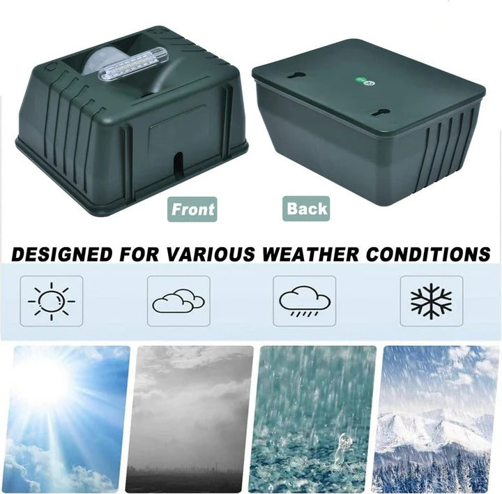 Avelena | Ultraschall-Vogelschutz – Solarbetriebenes Outdoor-Gerät für Spechte