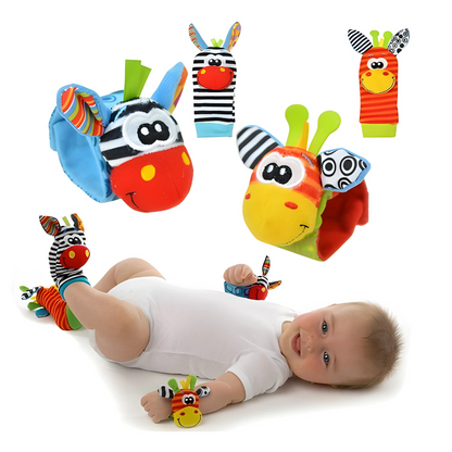 Avelena | Baby Rattle Socks Wrist Toys Set