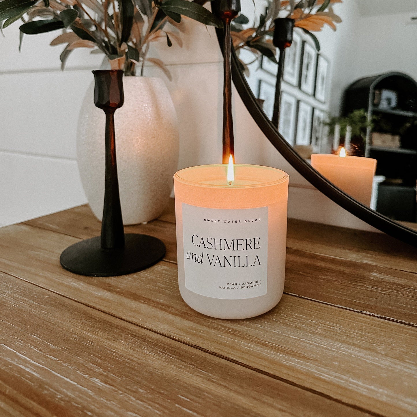 Avelena | Cashmere und Vanille-Sojawachs-Kerze, Tan Mattglas 15Oz