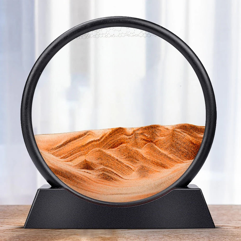 Avelena | Bewegliche Sandkunst-Skulptur mit LED