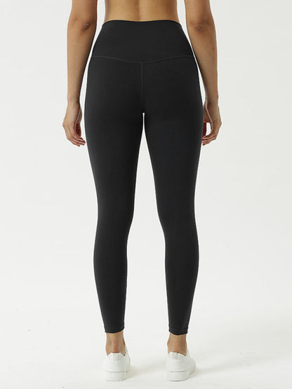 Hip-Lift-Fitnesshose. Enge Yogahose mit hoher Taille