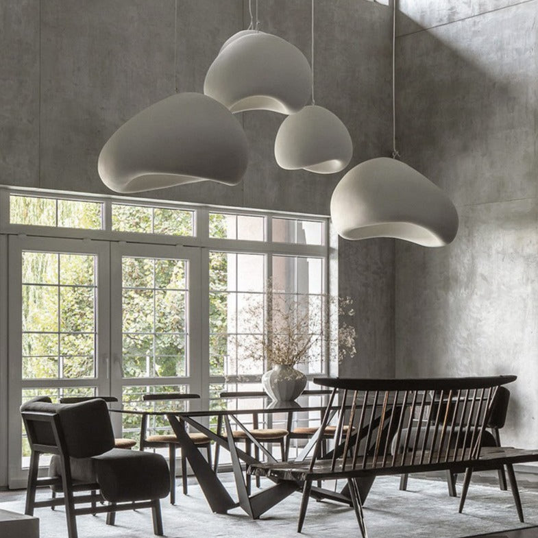 Avelena | ZenGlow Wabi Sabi Pendelleuchte | Minimalistisches Design | Elegante Hängeleuchte für Wohnzimmer & Esszimmer