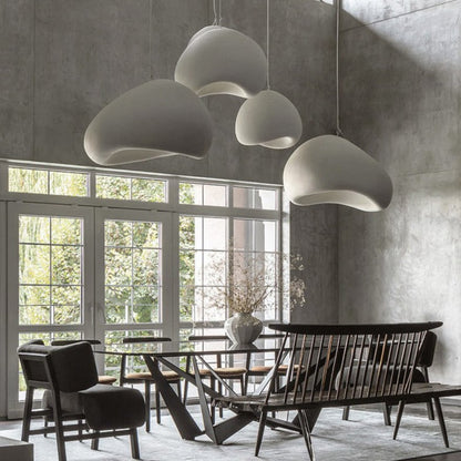 Avelena | ZenGlow Wabi Sabi Pendelleuchte | Minimalistisches Design | Elegante Hängeleuchte für Wohnzimmer & Esszimmer