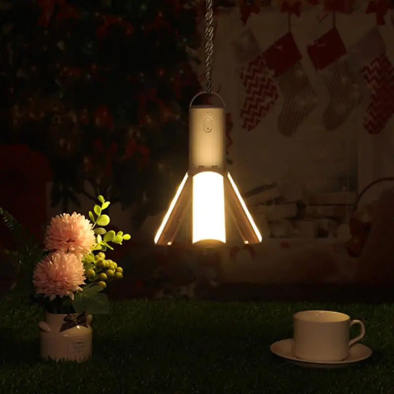 Avelena | All-in-One Campinglampe | Wiederaufladbares Outdoor-Licht mit einstellbarer Helligkeit & langer Akkulaufzeit