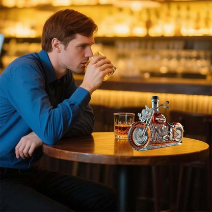 Avelena | Harley Motorrad-förmiger Whisky Dekanter für die Hausbar