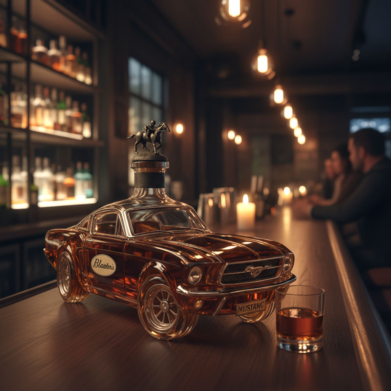 Avelena | Mustang Auto-förmiger Whiskey Dekanter für die Hausbar