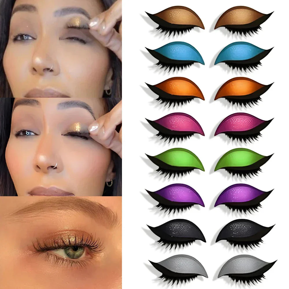 Avelena | Augen-Make-up Sticker | Sofortiger Glam-Look in Sekunden | Wiederverwendbar, wasserfest & anpassbar an jede Augenform