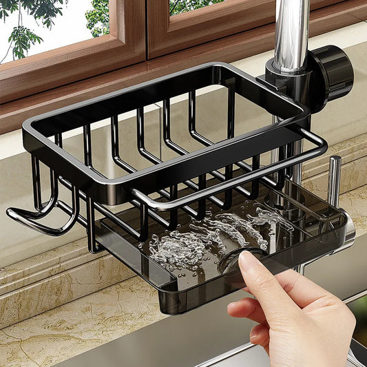 Avelena | Aluminium Spülbecken Organizer - Halten Sie Ihren Bereich sauber
