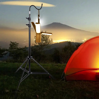 Avelena | All-in-One Campinglampe | Wiederaufladbares Outdoor-Licht mit einstellbarer Helligkeit & langer Akkulaufzeit