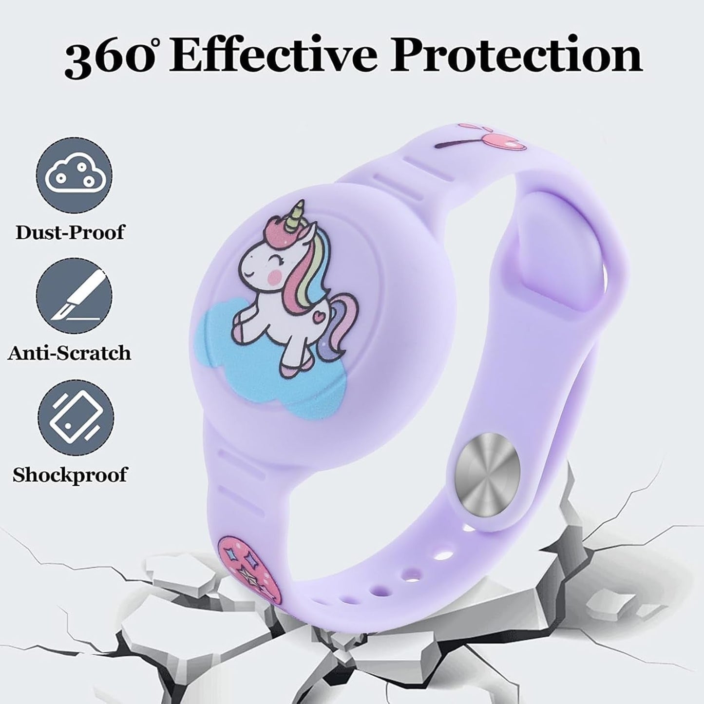 Avelena | ChildSafe GPS-Armband – Silikonhalter für Tracker