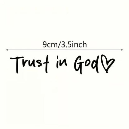 Avelena | Auto Aufkleber | Christlicher Sticker | Wetterfestes Vinyl | Glaubensbotschaft für Auto & Fenster