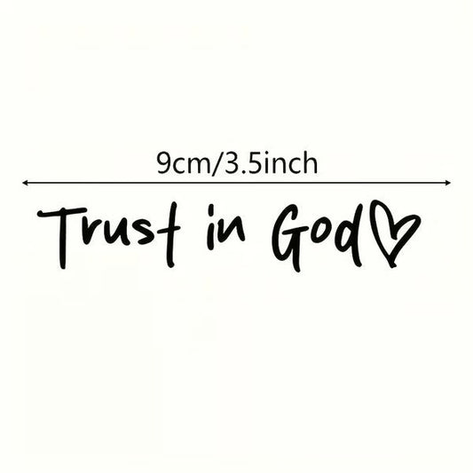 Avelena | Auto Aufkleber | Christlicher Sticker | Wetterfestes Vinyl | Glaubensbotschaft für Auto & Fenster