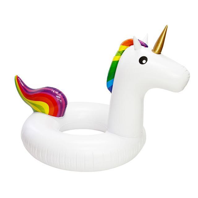 Avelena | Aufblasbarer Einhorn-Schwimmreifen