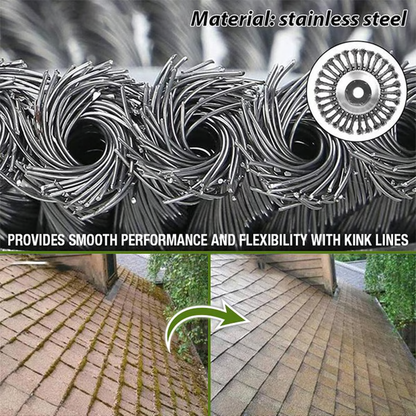 Avelena | Carbonstahl Unkrautbürste Trimmer – Unzerstörbarer Kopf