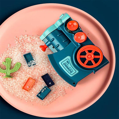 Avelena | Wooden Domino Train Automatic Toy Set