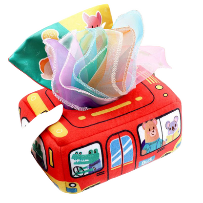 Avelena | Sinneswürfel Stoffmuster Spielzeug für Babys