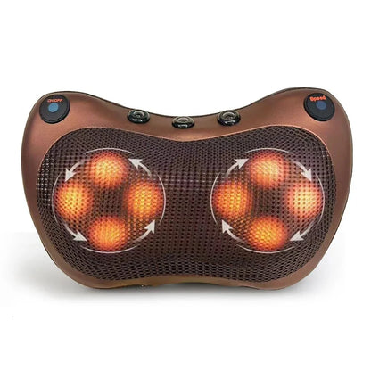 Avelena | Beheiztes Nacken- und Rückenmassagekissen | Muskelentspannung & Schmerzlinderung