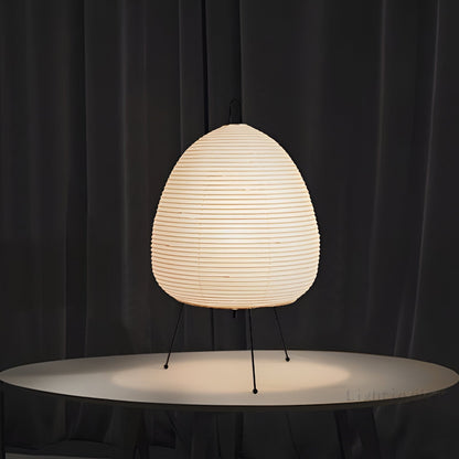 Avelena | ZenLoom – Luxuriöse Tischlampe mit japanischem Wabi-Sabi-Design für sanftes Licht