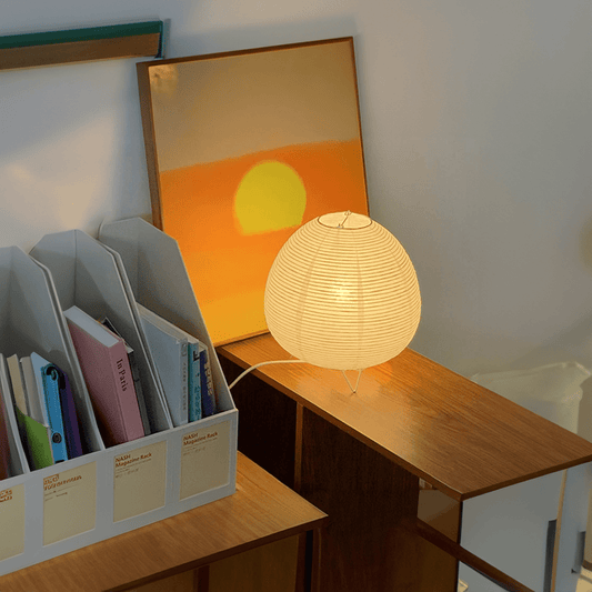 Avelena | ZenGlow – Elegante Tischlampe im Wabi Sabi Stil für ein Beruhigendes Interieur