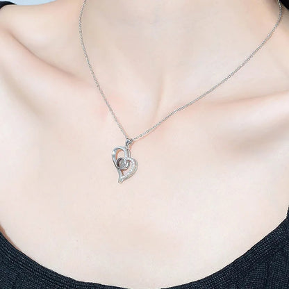 Avelena | 100 Sprachen "Ich liebe dich" Halskette