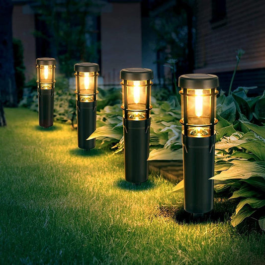 Avelena | Solar-Weglichter, Solar-Außenlichter bis zu 14 Std. Außen wasserdicht, IP65 wasserdichte Solar-Gartenlichter für Pfade Weg Gehweg