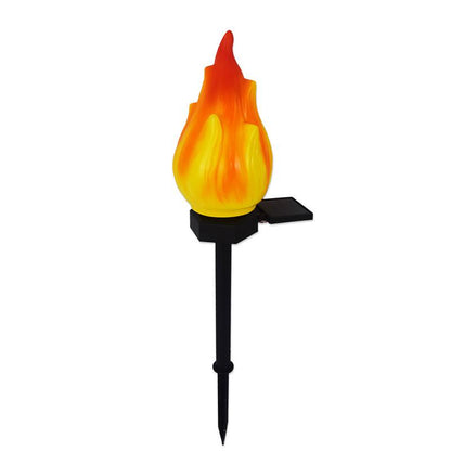 Avelena | Solar-Außenlichter mit flackernder Flamme, Solarlichter für außen, wasserdichte LED-Flammenfackeln, Solar-Außenlichter für Camping Garten Landschaft Patio Weg Außendekoration