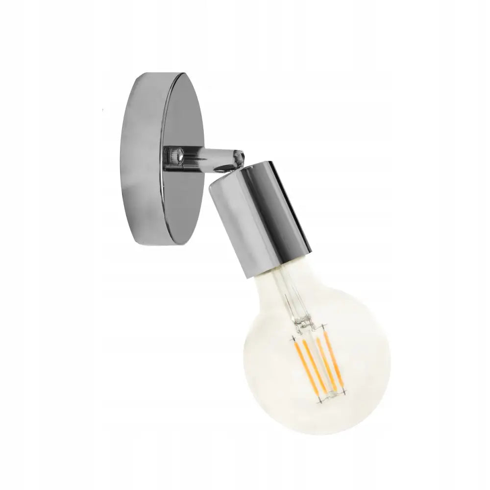 Avelena | Justerves Chrom Wandlampe Rund Klein Ezo