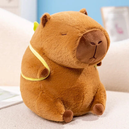 Avelena | Die Kawaii Capybara mit Mini Avocado Rucksack Plüschspielzeug