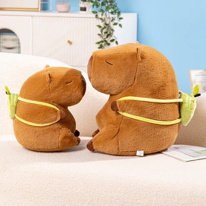 Avelena | Die Kawaii Capybara mit Mini Avocado Rucksack Plüschspielzeug