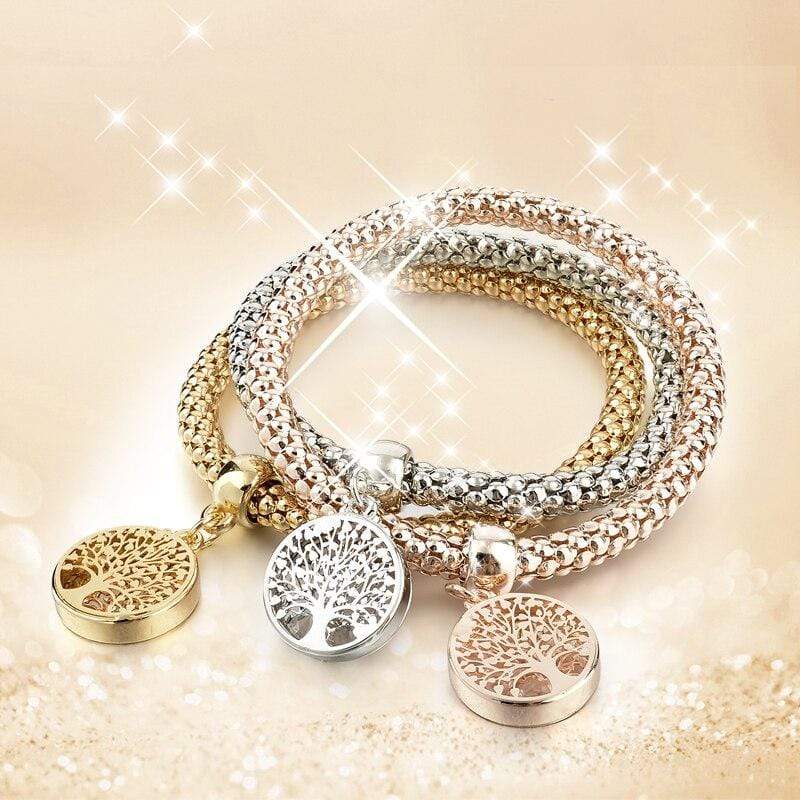 Avelena | Lebensbaum Armbandset - 3-Teilig Liora