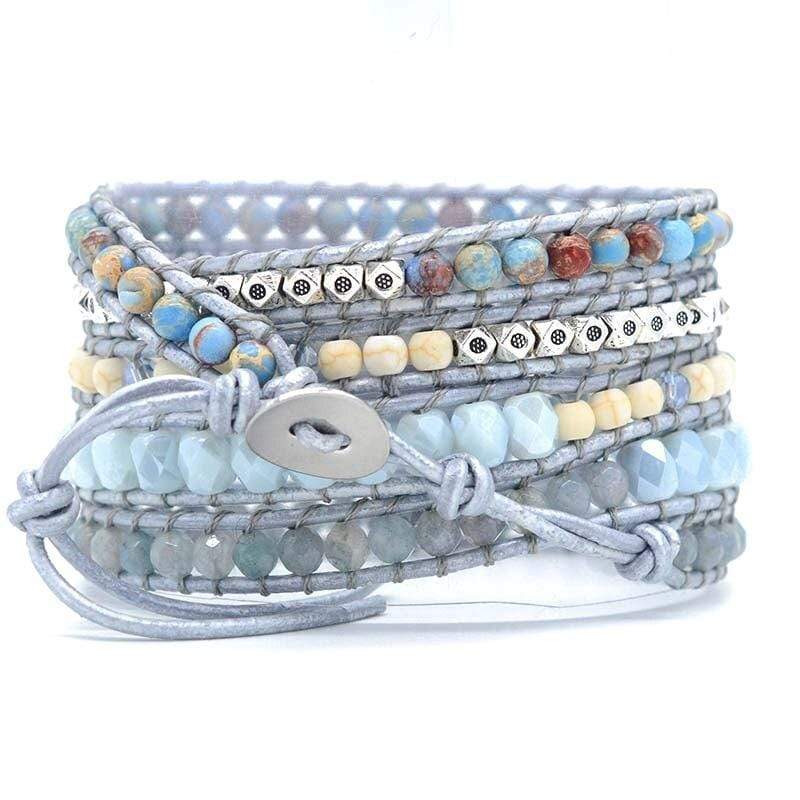 Avelena | Verzauberndes Blau Topas Armband
