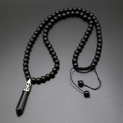 Avelena | Onyx Mala Halskette Ein Hauch Von Eleganz