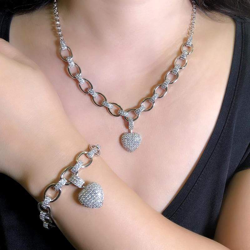 Avelena | Luxuriöses Zirkonia Schmuckset für Damen