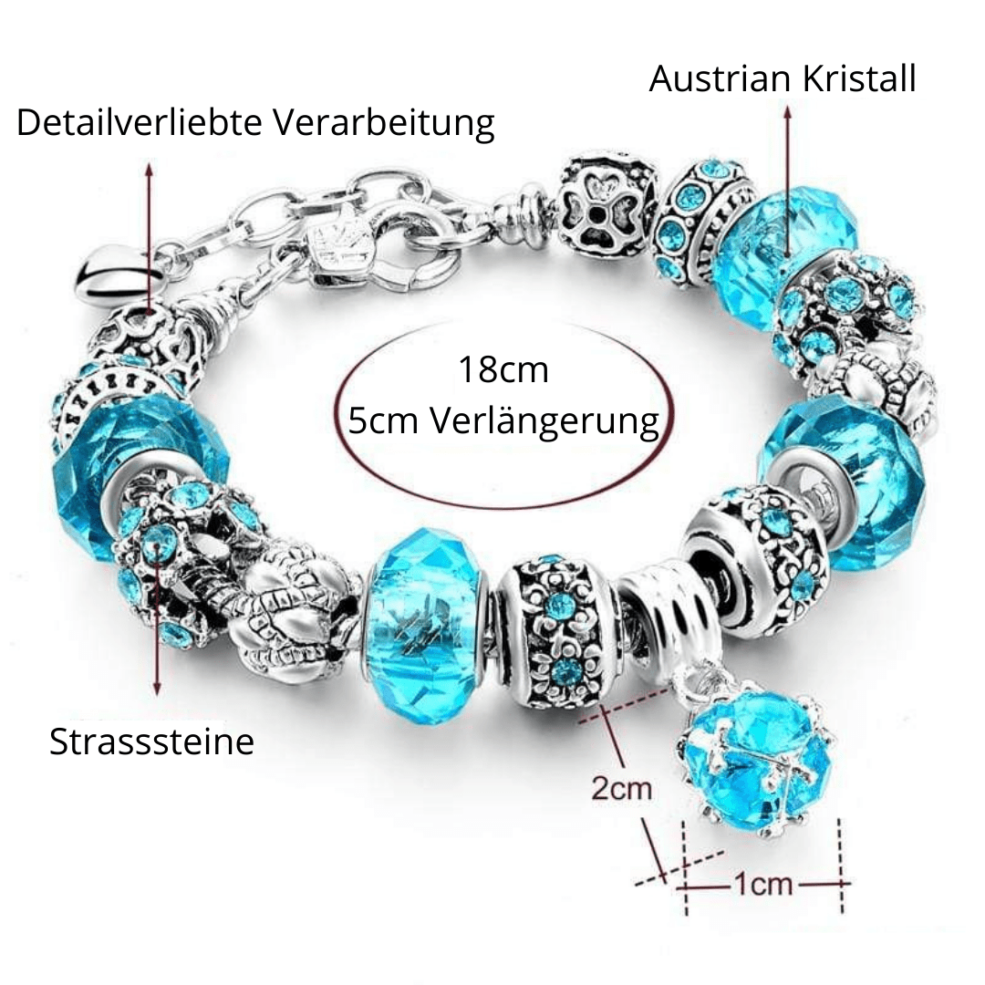 Avelena | Charm Bracelet – Elegante Silber Schmuck